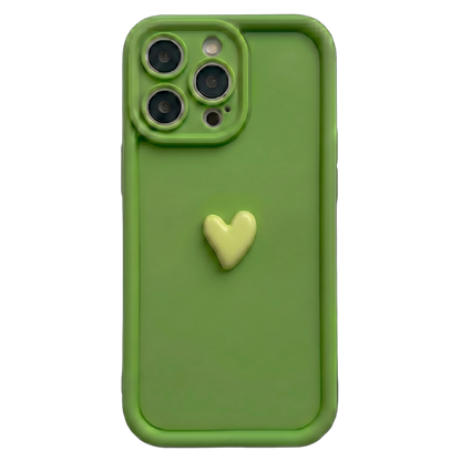Your Name Signature Series: Fashionable 3D Cute Heart Personalized Phone Case