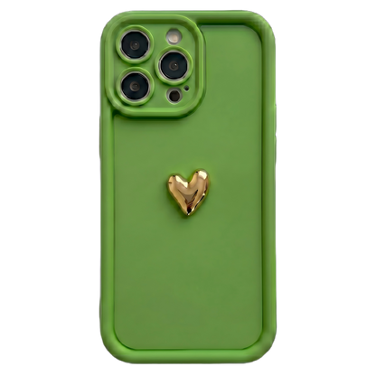 Your Name Signature Series: Fashionable 3D Cute Heart Personalized Phone Case