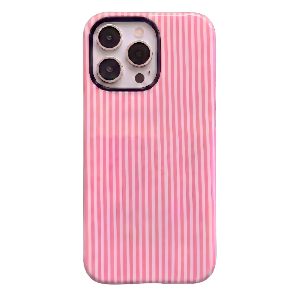 Your Name Initial Series: Fashionable Striped Personalized Phone Case