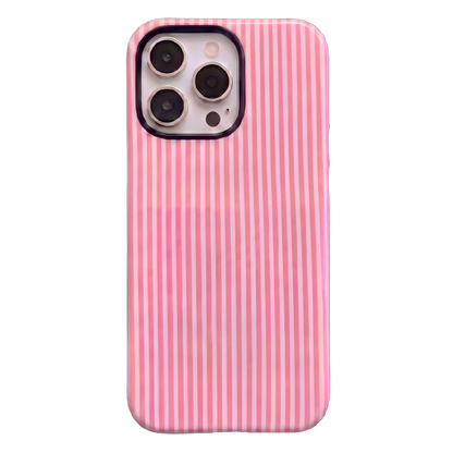 Your Name Initial Series: Fashionable Striped Personalized Phone Case