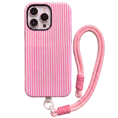 Your Name Initial Series: Fashionable Striped Personalized Phone Case