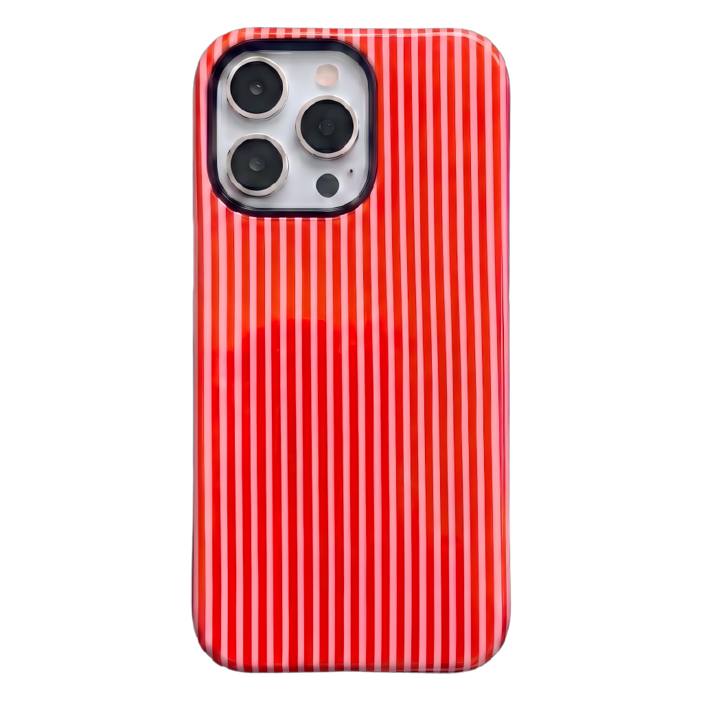 Your Name Initial Series: Fashionable Striped Personalized Phone Case