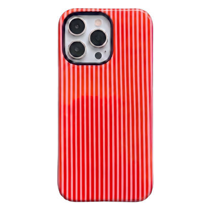 Your Name Initial Series: Fashionable Striped Personalized Phone Case