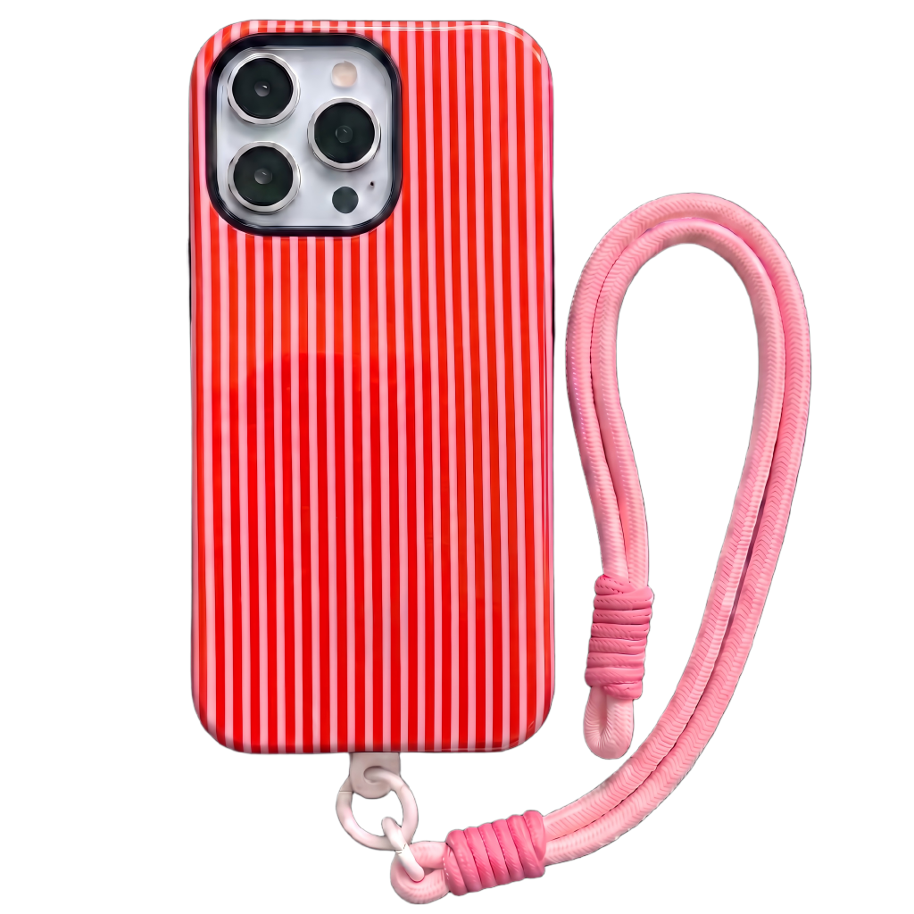 Your Name Initial Series: Fashionable Striped Personalized Phone Case