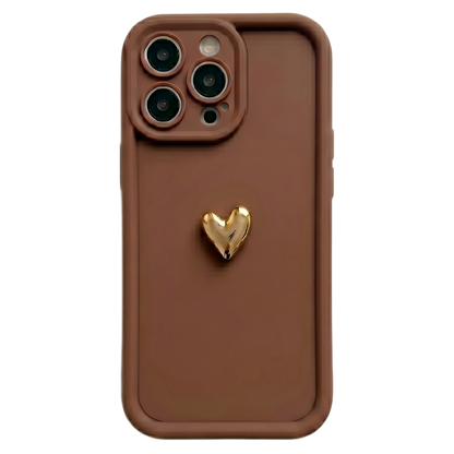 Your Name Signature Series: Fashionable 3D Cute Heart Personalized Phone Case