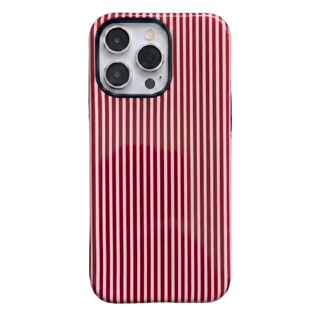 Your Name Initial Series: Fashionable Striped Personalized Phone Case