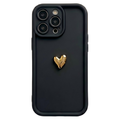 Your Name Signature Series: Fashionable 3D Cute Heart Personalized Phone Case