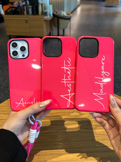 The Signature Case: Custom Script Name Phone Case - Ultra-Stylish & One-of-a-Kind