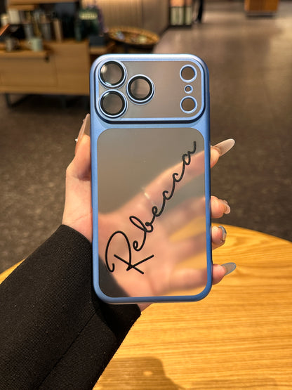 Showcase Your Name in Style: Custom Cute Fashion Script Name Clear Phone Case