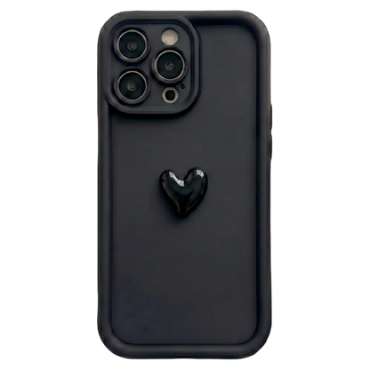 Your Name Signature Series: Fashionable 3D Cute Heart Personalized Phone Case