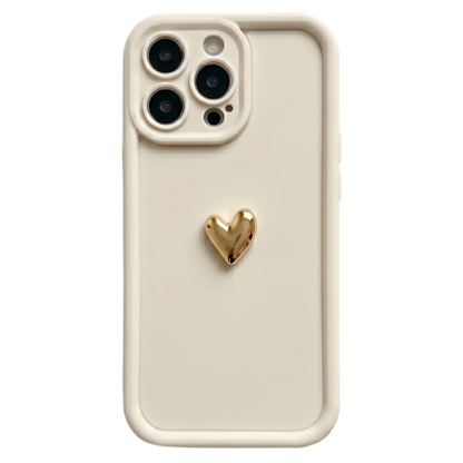 Your Name Signature Series: Fashionable 3D Cute Heart Personalized Phone Case
