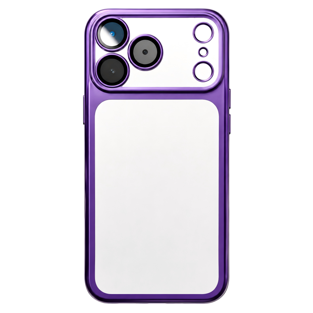 Your Name in Style: Custom Cute Fashion Script Name Chrome Border Frosted Phone Case