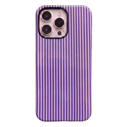 Your Name Initial Series: Fashionable Striped Personalized Phone Case